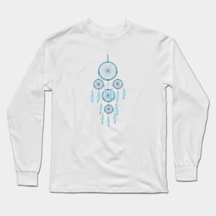 Blue Dreamcatcher Long Sleeve T-Shirt